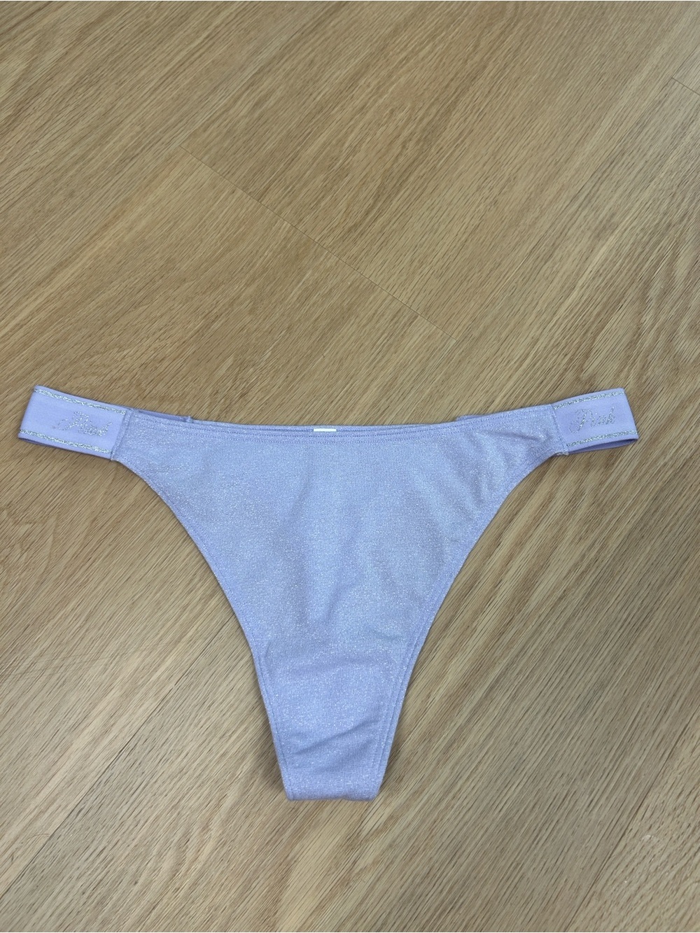 PINK Victoria’s Secret Shimmer Thong Panty M